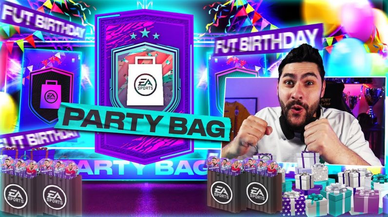 OMG I COMPLETED THE FUTBIRTHDAY PARTY BAG AND PACKED AN INSANE PLAYER FOR MY FIFA 21 RTG TEAM!!!