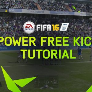 FIFA 16 Tutorial - How To Score Power Free Kicks