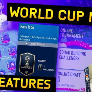 All NEW FEATURES of the FIFA 18 World Cup Addon | SBCs, NEW Icons, Rewards etc.