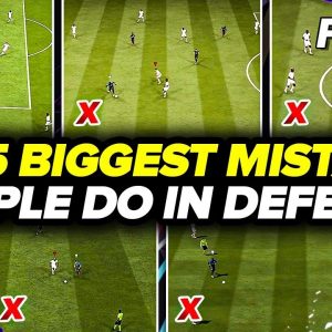 FIFA 21 TOP 5 BIGGEST MISTAKES PEOPLE MAKE IN DEFENCE - FIFA 21 DEFENDING TUTORIAL!!!