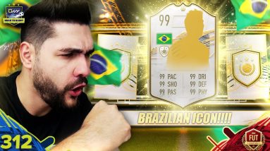 I GOT THIS SUPERB BRAZILIAN ICON TO SAVE MY TEAM IN THE SWEATIEST FIFA 21 FUTCHAMPIONS WL EVER!!