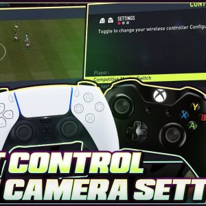 FIFA 22 BEST CONTROLLER & CAMERA SETTINGS TUTORIAL - NEW CONTROLS & GAMEPLAY SETTINGS