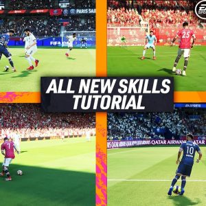 FIFA 22 NEW SKILLS TUTORIAL!!! SKILLED BRIDGE - FOUR TOUCH TURN - FIRST TIME SPIN - SCOOP FAKE TURN