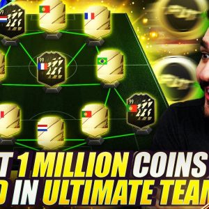 FIFA 22 I BUILT THE BEST POSSIBLE 1 MILLION COINS SQUAD IN ULTIMATE TEAM!! MY NEW RTG LOOKS INSANE!!