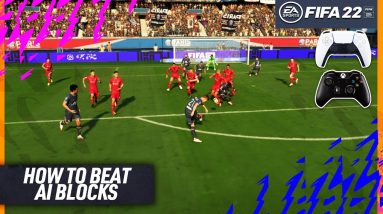 This is how to score versus AI BLOCKS IN FIFA 22!! TUTORIAL