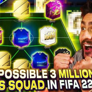 I COMPLETED THE BEST 3 MILLION COINS SQUAD IN FIFA 22 ULTIMATE TEAM!! MY RTG TEAM LOOKS INSANE!!