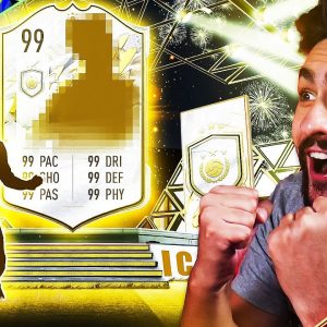 MY INSANE BASE ICON UPGRADE SBC PACK!!! OMG WE PACKED A FANTASTIC PLAYER FOR MY FIFA 22 RTG!!