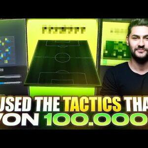 *NEW PRO PLAYER CHAMPION TACTICS* THE FORMATION & INSTRUCTIONS THAT WON 100K € AT A FIFA 22 EVENT