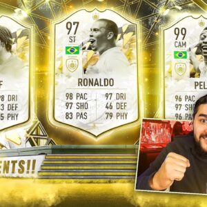I DID ONE MORE 93+ ICON MOMENTS SBC & PACKED THIS INCREDIBLE GOAT!!! I AM THE PACK KING 👑