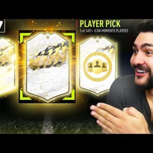 I COMPLETED A NEW 92+ ICON MOMENTS PLAYER PICK & ACTUALLY GOT LUCKY WITH THIS TOP PLAYER!!!