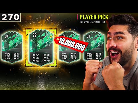 I PACKED MY FIRST EVER 99 RATED CARD FROM THE NEW 93+ SHAPESHIFTER PLAYER PICK!! I AM THE PACK KING