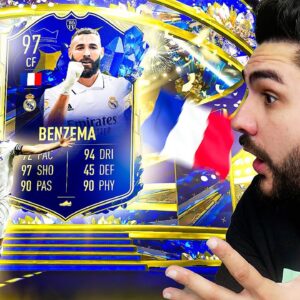 I GOT TOTY BENZEMA!! THE MOST DOMINANT STRIKER in FIFA 23 ULTIMATE TEAM!!