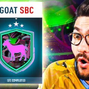 I COMPLETED THE GOAT SBC in FIFA 23!!!