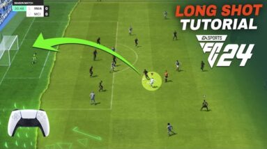 FC 24 LONG SHOT TUTORIAL - HOW TO SCORE GOALS FROM LONG RANGE IN FC 24
