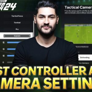 FC 24 BEST CONTROLLER & CAMERA SETTINGS TUTORIAL TO INCREASE REACTION TIME & WIN PERCENTAGE!!