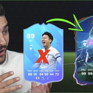 I Replaced My GOAT POTM SON With THE BEST STRIKER in FC 24!! This Card IS A GOD!!