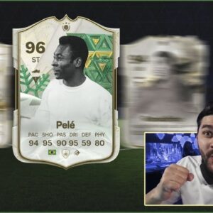 I Got 96 Winter Wildcard Pele & Built The Best Possible Attack in FC 24 Ultimate Team!!