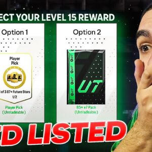 My Level 15 Rewards - EA Gifted Me ONE OF THE MOST INSANE NEW CARDS In FC 24!