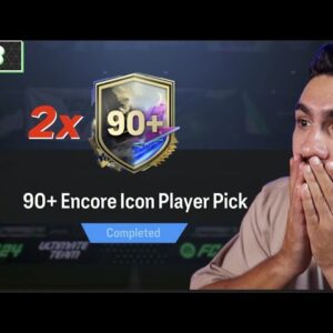 I Opened 2x 90+ Encore Icon Player Picks & Got This Brazilian GOAT!!!!